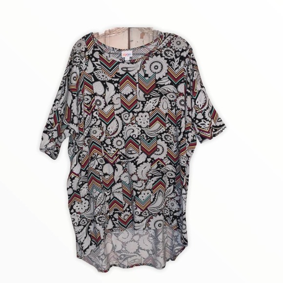 LuLaRoe arrow shirt TUNIC size XL EUC - Picture 2 of 10